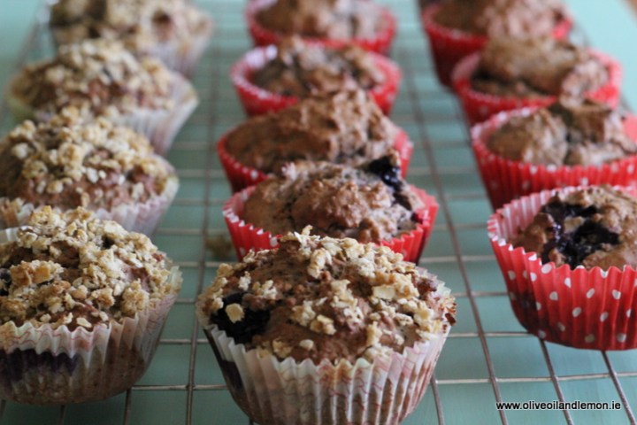 Blueberry Oat Muffins