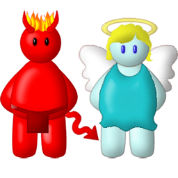 Angel and devil