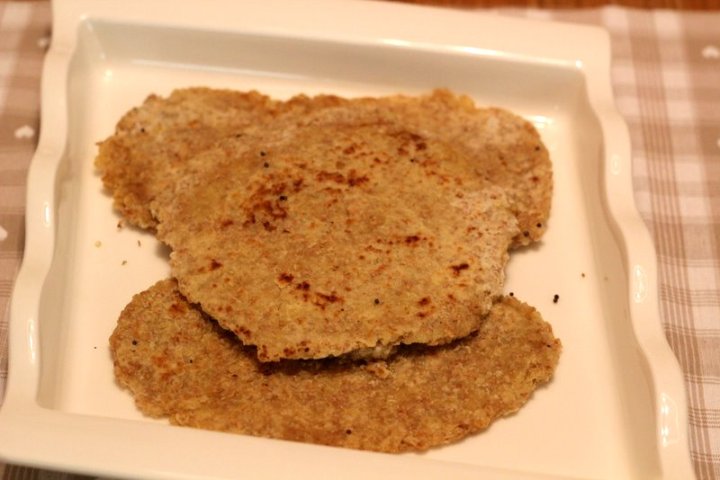 Cooked Quinoa Parathas