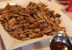 Party platter of pork