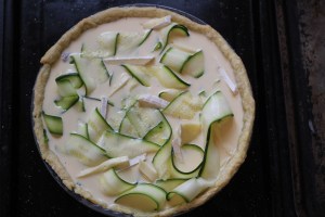 Courgette and Ricotta Tart courgette ricotta pancetta tart