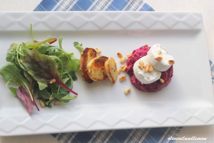 Beetroot Salad with Goats Cheese 