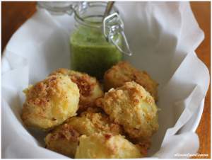 Crispy Vegetables with Panko and Polenta