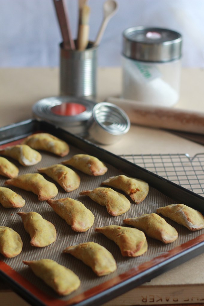 Indian Sweet Potato Crescents