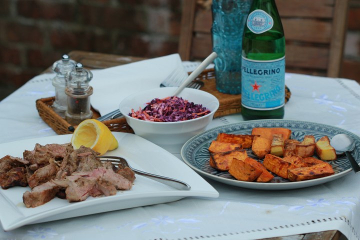 Butterflied leg of lamb