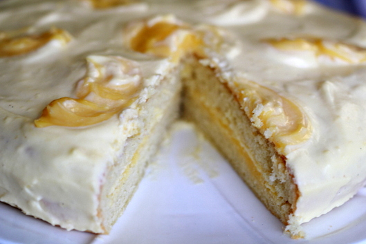 Lemon Curd Cake