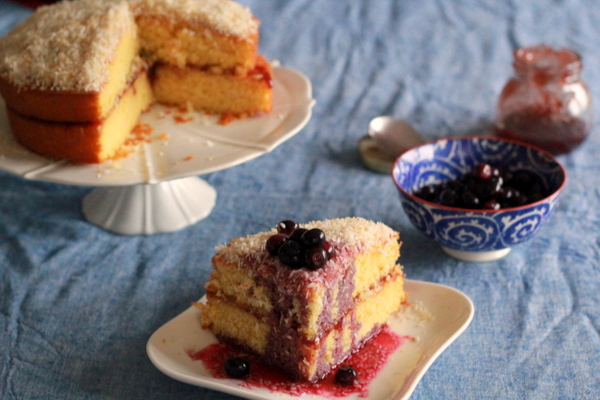 OO&L Coconut Blueberry Cake II