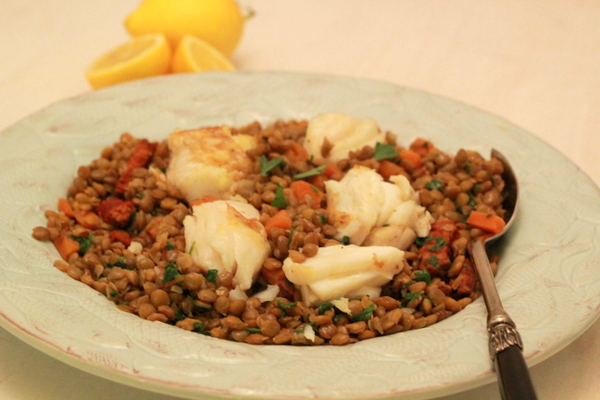 Lentils & Cod